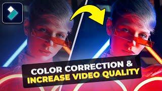 Color Correction & Increase Video Quality On Filmora 11