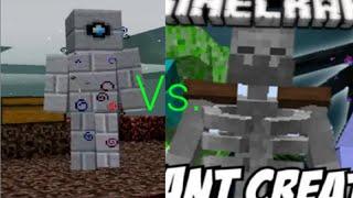 Minecraft Mob Battles: Battle Tower Golem Vs. Mutant Creatures