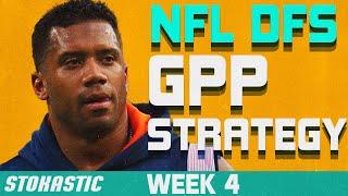 NFL DFS Tournament Strategy Week 4 | NFL DFS Picks