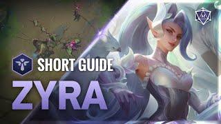 How to Play Zyra Support | Mobalytics 4 Minute Short Guides