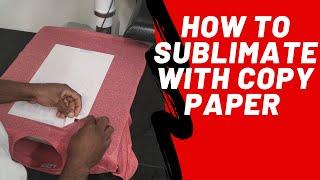 Tutorial - Sublimation Print With Copy Paper | Uninet White Toner Icolor 550 - Zolik Ink