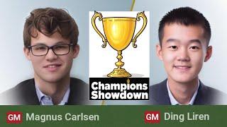 Two Kings • Magnus Carlsen vs Ding Liren | Full Game Rapid 10