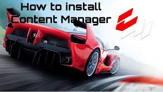 How to install Content Manager for Assetto Corsa