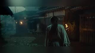 Фильм Бродяга Кэнсин великий киотский пожар(2014 год) бой Кэнсина против толпы