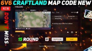 6v6 craftland map code 15 round | free mein custom kaise khele apne friend ke sath 6vs6