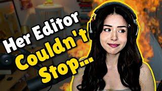 Pokimanes Editor Situation : Can't stop WHAT?! to her FOOTage