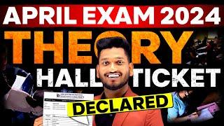Nios April 2024 Theory Hall Ticket Declared | How to pass in nios exam | Good News.