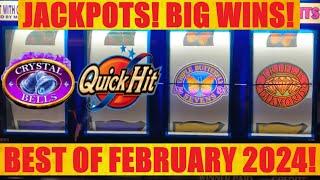 Nothing but JACKPOTS, Handpays, and WINS! Best of February 2024! Just the Hits!