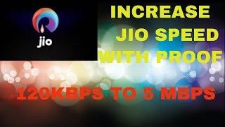 Remove jio speed limit after 1 GB ,increase upto 5 Mbps from 128 Kbps 100℅  with proof