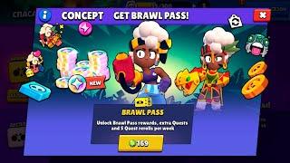 SEASON 18  New Brawl Pass | Unlocking New Brawler  Brawl Stars/CONCEPT