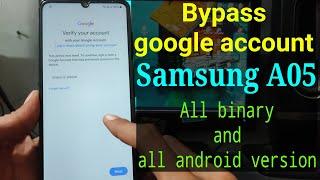 [New update] FRP Bypass Samsung A05 latest security || Samsung A05 FRP