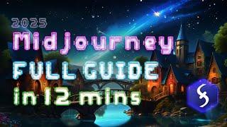 Midjourney AI - Tutorial for Beginners in 12 MINS!  [ COMPLETE 2025 ]