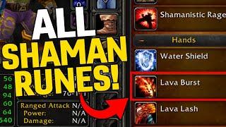 EVERY Shaman Rune and How to Get Them! - Season of Discovery - World of Warcraft Classic