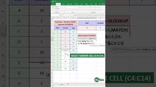 Performing Multi-Column VLOOKUP in Excel: Step-by-Step Guide and Examples