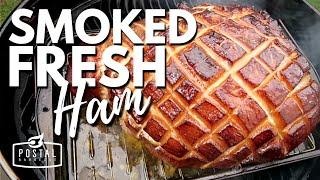 Smoked Fresh Ham Recipe - How to Smoke Ham on the BBQ