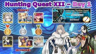 FGO NA – Hunting Quests XII- Day 1: Skeleton Hunt (3T farming - 6 slot comp)