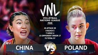 China vs Poland | Women's VNL 2024