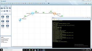 Configuration Two Router With (Static Router Command)