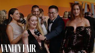 Amelia Dimoldenberg Crashes Bowen Yang and Matt Rogers' Interview | Vanity Fair