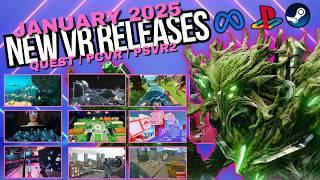 January 2025 New VR Game Releases (Quest, PCVR, PSVR2)