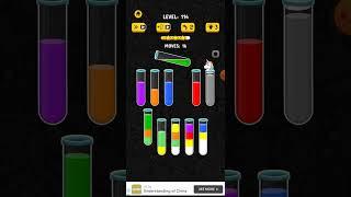 How to complete 114 Level color water sort 3D game  Latest tricks 2023