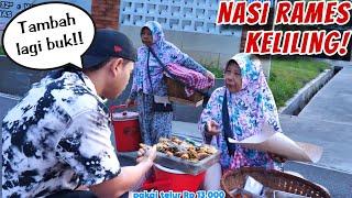 PRANK PENJUAL NASI RAMES KELILING, GAK BERHENTI NAMBAH!!