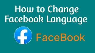 How to change Language and region settings on Facebook