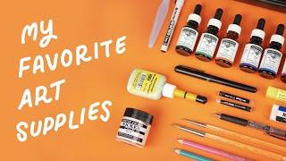 My favorite art supplies + Heikala Art Supply Box