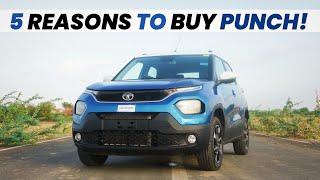 TOP 5 REASONS TO CONSIDER TATA PUNCH  | TATA PUNCH TOP MODEL 2022 | TATA PUNCH CREATIVE MT iRA