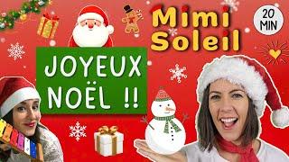 Joyeux Noël Mimi Soleil | Père-Noël Rennes Bonhomme de neige | Vidéos éducatives pour petits enfants