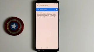 How to Hide the camera cutout on Samsung A50 Android 10