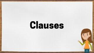 Clauses in English sentences