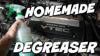 HOW TO MAKE DIY ENGINE DEGREASER & FOR MOTORCYCLES