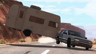 High Speed Caravan Crashes #2|BeamNG.Drive