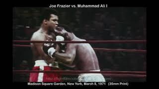Joe Frazier vs Muhammad Ali I,  March 8, 1971 (Rare 35mm HD Print)