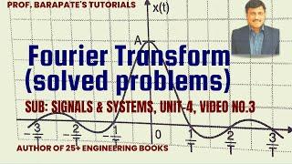 FOURIER TRANSFORM (SOLVED PROBLEMS)