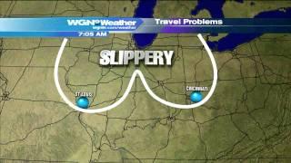 WGN Morning News Guy Showcases Dirty Weather Maps