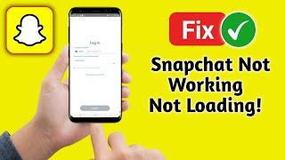 How To Fix Snapchat Not Loading Snaps | Why Is Snapchat Not Working? (2024)