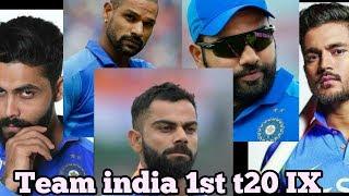 India Team For 1st T20 IX WI VS IND | Sumit Bhambhu