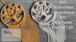 DIY Makramee Lebensbaum / DIY Macrame Tree of Life