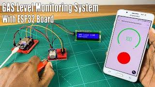 How to make a GAS-level monitoring system with ESP32 board #sritu_hobby #esp32project