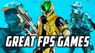 The Multiplayer FPS Games I've Been Playing Recently
