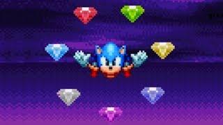 Sonic Mania - All Chaos Emeralds Special Stages (Unlock Super Sonic)