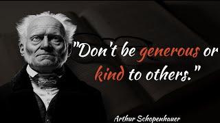 Don't be generous or kind to others  | Wisdom of Life  | Audio book  | Schopenhauer