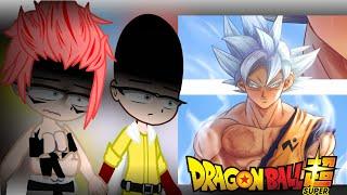 Animes React To Goku || Dragon ball Super || Gacha react