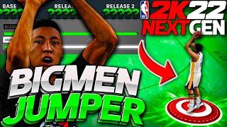 BEST BIG MAN JUMPSHOT NBA 2K22 NEXT GEN! EASIEST TO GREEN CENTER JUMPSHOT NBA 2K22 NEXT GEN!