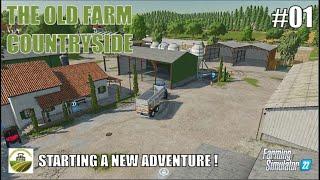 STARTING A NEW ADVENTURE ! | #01 THE OLD FARM COUNTRYSIDE | FS22 | Playstation 5