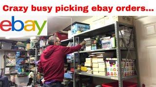 Crazy eBay orders picking and packing day