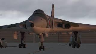 Avro Vulcan B Mk2 (from Just Flight). X-Plane 11.