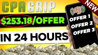 FASTEST $250/Day with Cpagrip - Make Money Online (Cpa Marketing for Beginners)